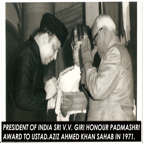 ustad.aziz ahmed khan warsi sahab